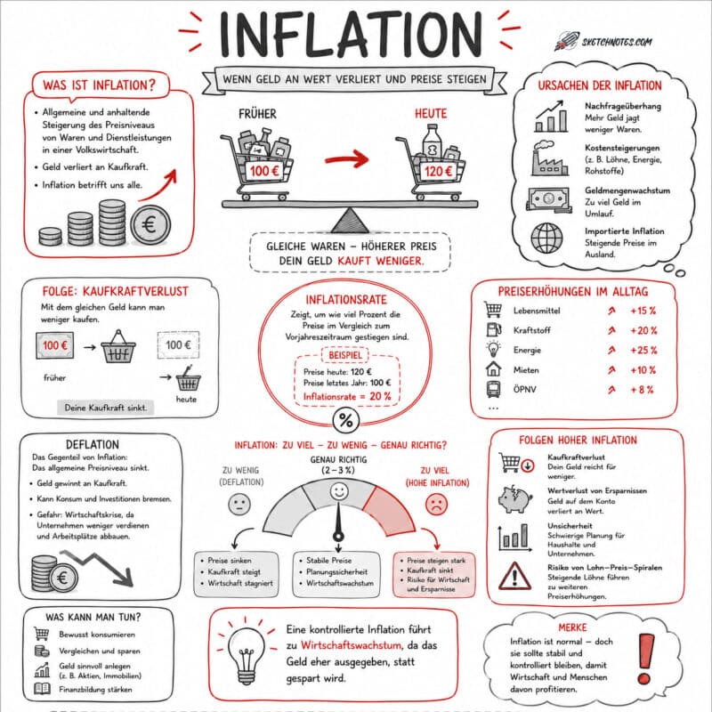 Inflation als Sketchnote